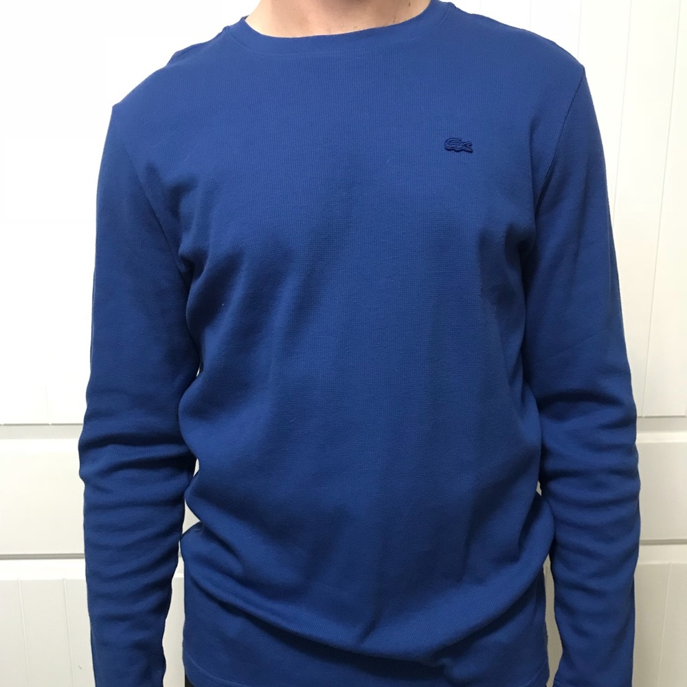 Blue Lacoste long sleeve